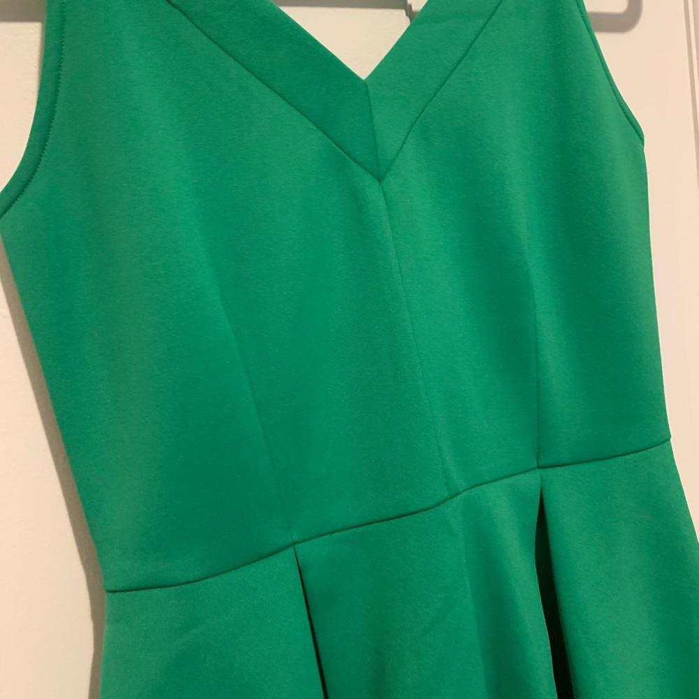 LAST CHANCE! Dress Barn Green A-Line Dress - Picture 2 of 5
